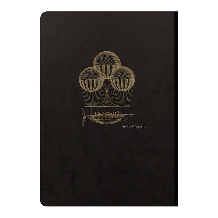Flying Spirit Clothbound Notebook A5 Assorted Black FPC102546C