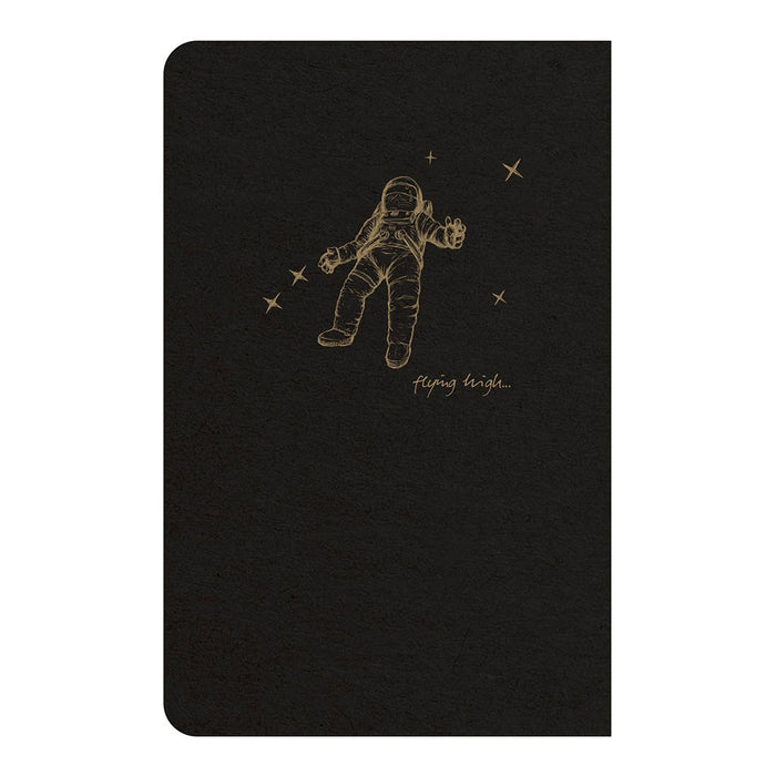 Flying Spirit Sewn Notebook 9x14 Assorted Black FPC102596C