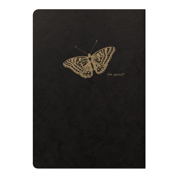 Flying Spirit Sewn Notebook A5 Assorted Black FPC102536C