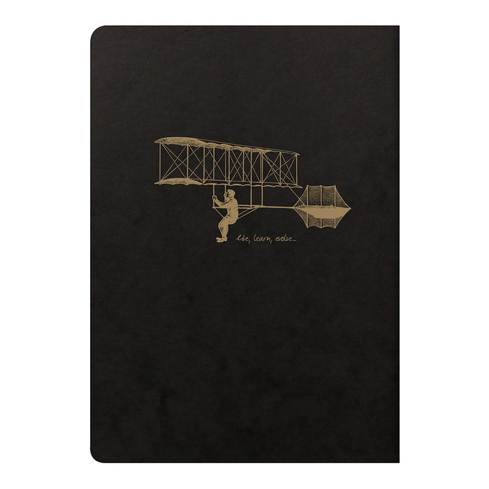 Flying Spirit Sewn Notebook A5 Assorted Black FPC102536C