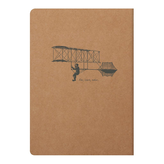 Flying Spirit Sewn Notebook A5 Assorted Kraft FPC103536C