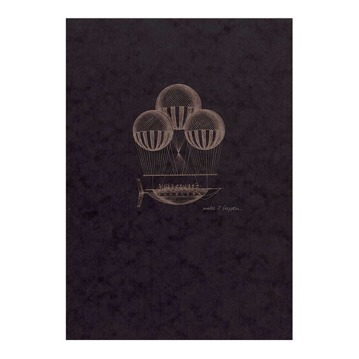 Flying Spirit Sketch Book 19x25cm Black FPC930020C