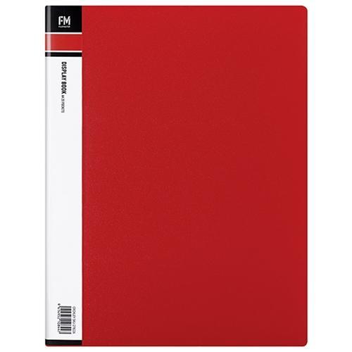 FM A4 Display Book 20 pocket Red CX278226