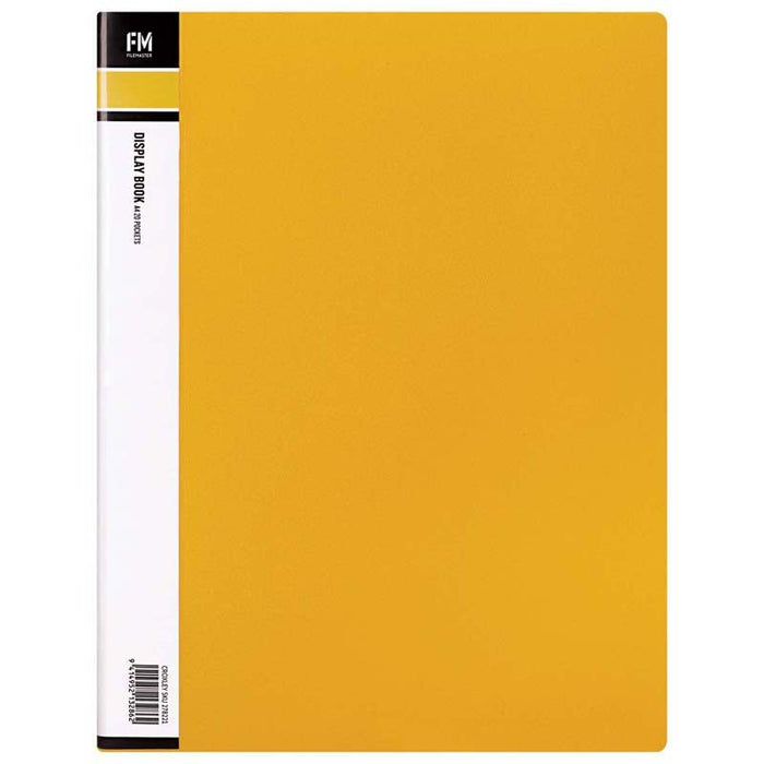 FM A4 Display Book 20 pocket Yellow CX278221