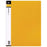 FM A4 Display Book 20 pocket Yellow CX278221