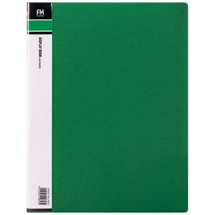 FM A4 Display Book 40 pocket Green CX278243