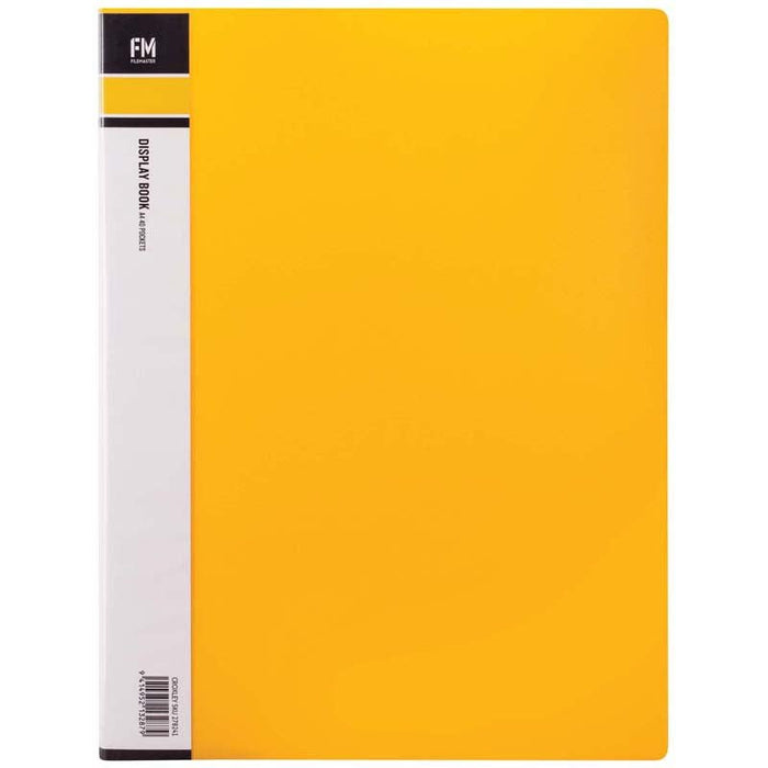 FM A4 Display Book 40 pocket Yellow CX278241