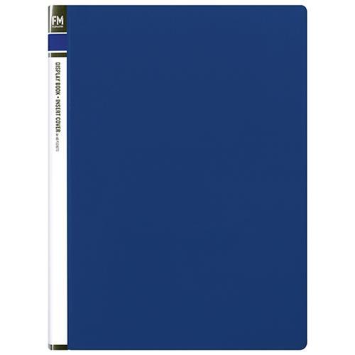 FM A4 Insert Cover Display Book 20 pocket Blue CX278231