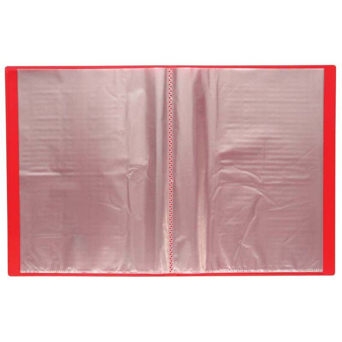 FM A4 Insert Cover Display Book 20 pocket Red CX278233