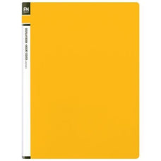 FM A4 Insert Cover Display Book 20 pocket Yellow CX278239