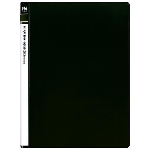 FM A4 Insert Cover Display Book 40 pocket Black CX278394