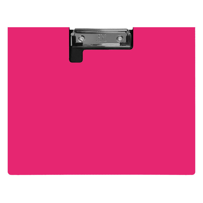 FM A4 Landscape Clipboard with Flap, Pink CX12466555