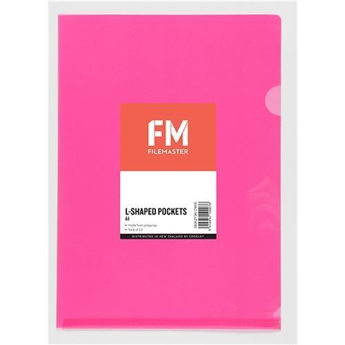 FM A4 Pink L Pockets 12's pack CX278555