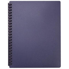 FM A4 Refillable Display Book 20 pocket Blue CX278375
