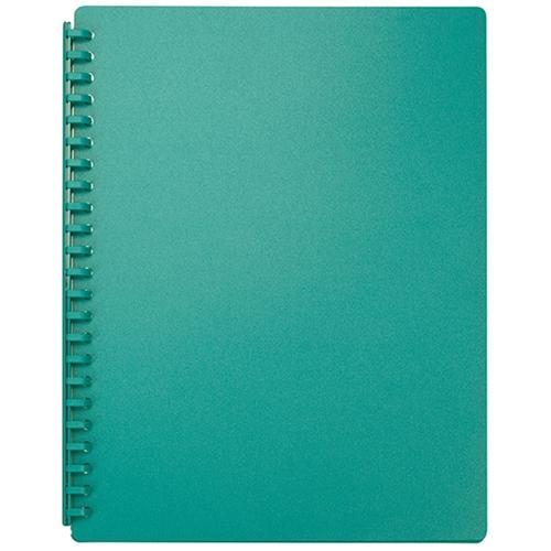 FM A4 Refillable Display Book 20 pocket Green CX278373