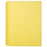 FM A4 Refillable Display Book 20 pocket Yellow CX278377