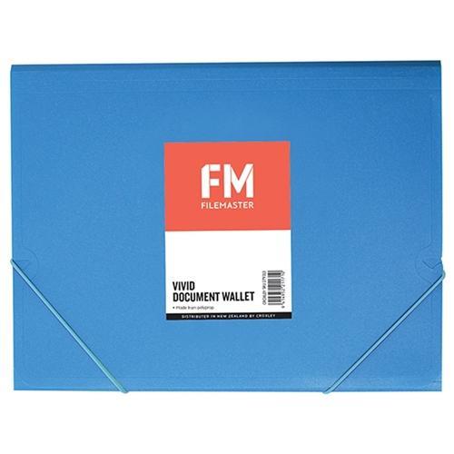 FM A4 Vivid Document Wallet Ice Blue CX279313