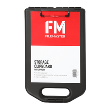 FM Clipboard A4 Storage Weatherproof Black CX110818