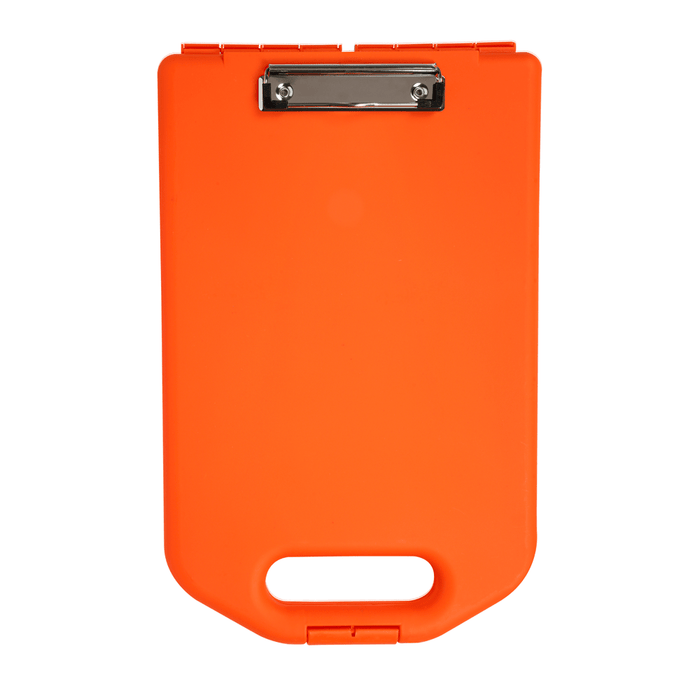 FM Clipboard A4 Storage Weatherproof Hi Vis Orange CX110822