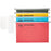 FM Crystalfile Suspension File Foolscap 20's, Rainbow CX150100