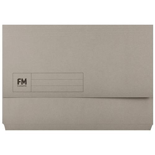 FM Foolscap Document Wallet Grey CX291002-1