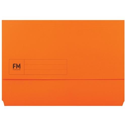 FM Foolscap Document Wallet Orange CX291005-1