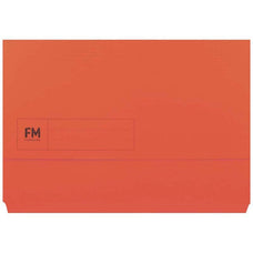 FM Foolscap Document Wallet Red CX291004-1