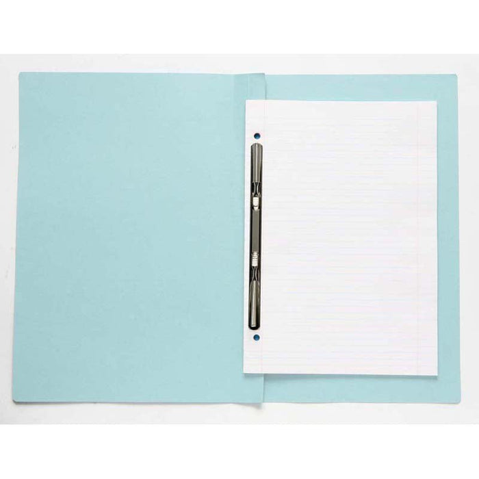 FM Foolscap Manilla Narrow Spring Files - Blue CX173135