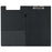 FM Foolscap PVC Clipboard + Flap Black CX232011