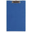 FM Foolscap PVC Clipboard + Flap Blue CX232010