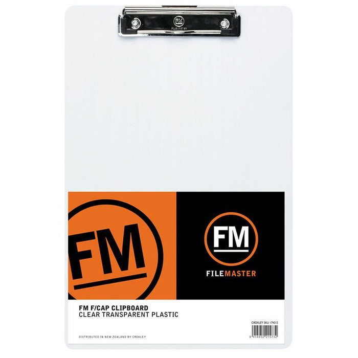 FM Foolscap Transparent Clipboard Clear CX174315