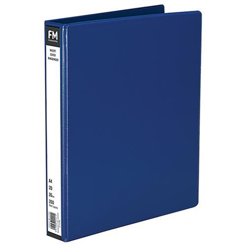 FM Overlay Insert Cover A4 Ring Binder 2/26 - Blue | Filemaster ...