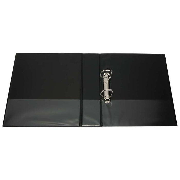 FM Overlay Insert Cover A4 Ring Binder 2/50 - Black CX171664