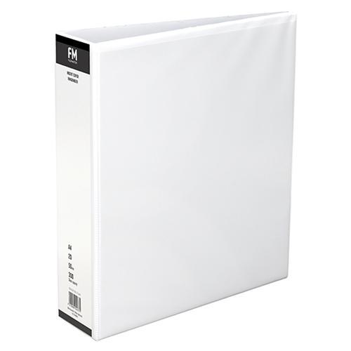 FM Overlay Insert Cover A4 Ring Binder 2/50 - White CX171660