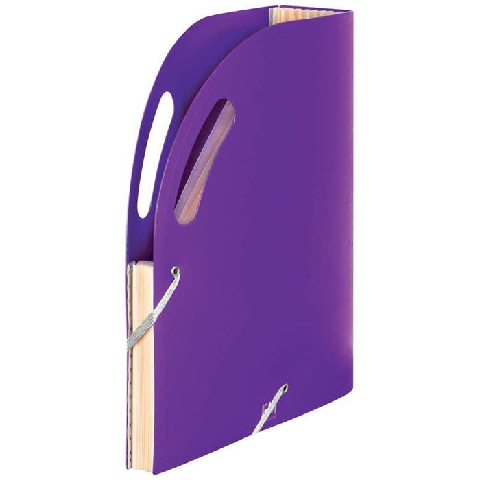 FM Premium Expanding Magazine Holder  / File - 13 Pockets Purple Passion CX278096