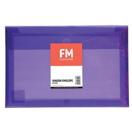 FM Reusable Polyprop Wallet Purple CX279504