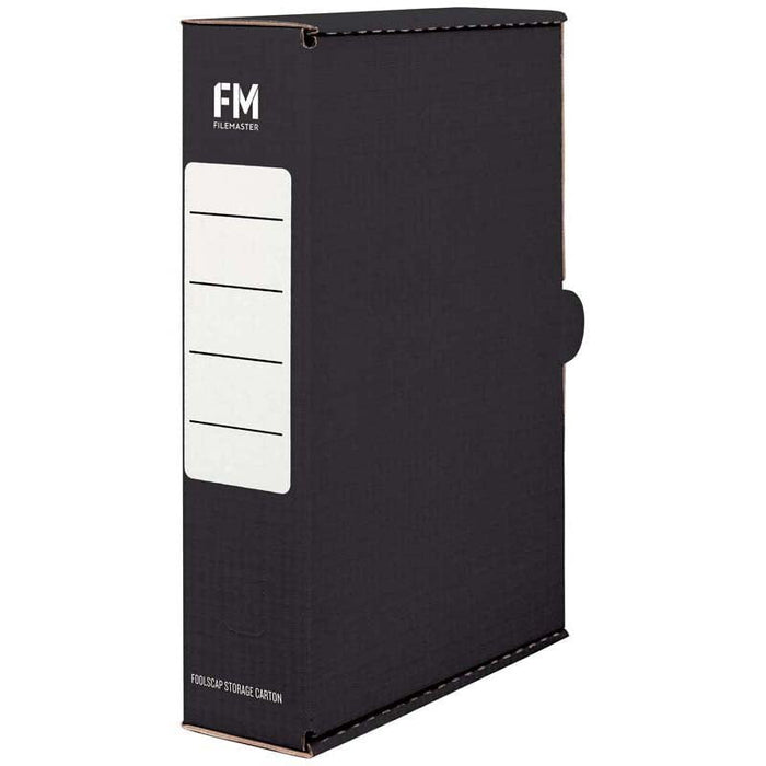 FM Storage Box Black - Foolscap CX170634