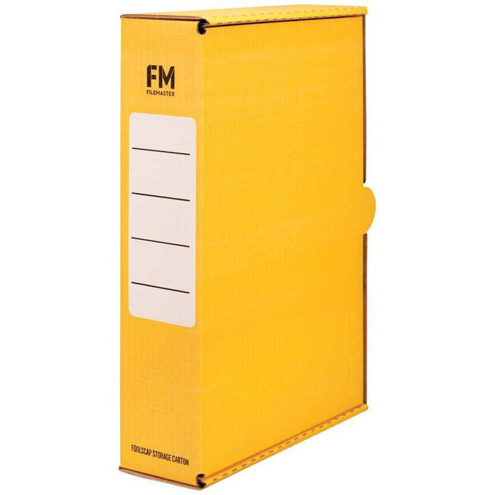 FM Storage Box Yellow - Foolscap CX170633