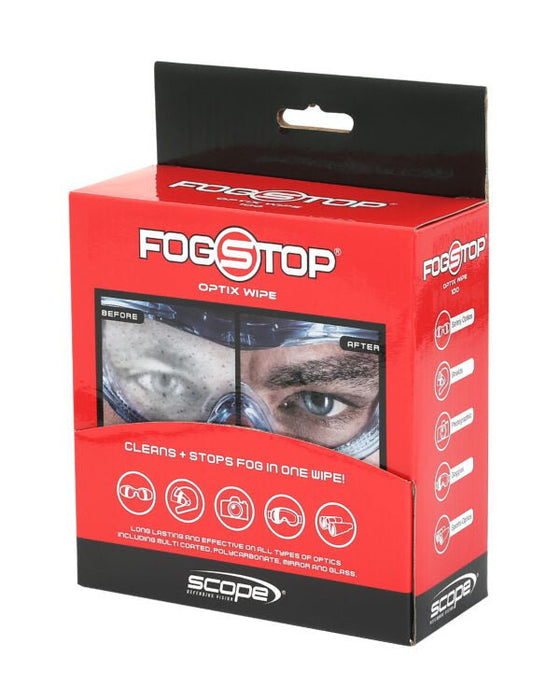 Fog Stop Optix Wipes, Box of 100 RMFS100