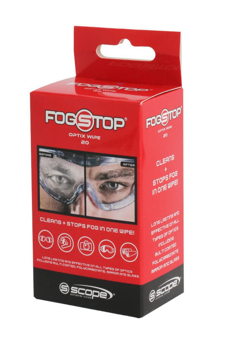 Fog Stop Optix Wipes, Box of 20 RMFS20