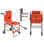 Folding Patient Lifting & Carrying Rescue Stair Chair for Emergency Use DTPARA26CH