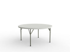 Folding Table with 1 Piece Solid Top 1500mm - Round Commercial address KG_CLTR15-COM