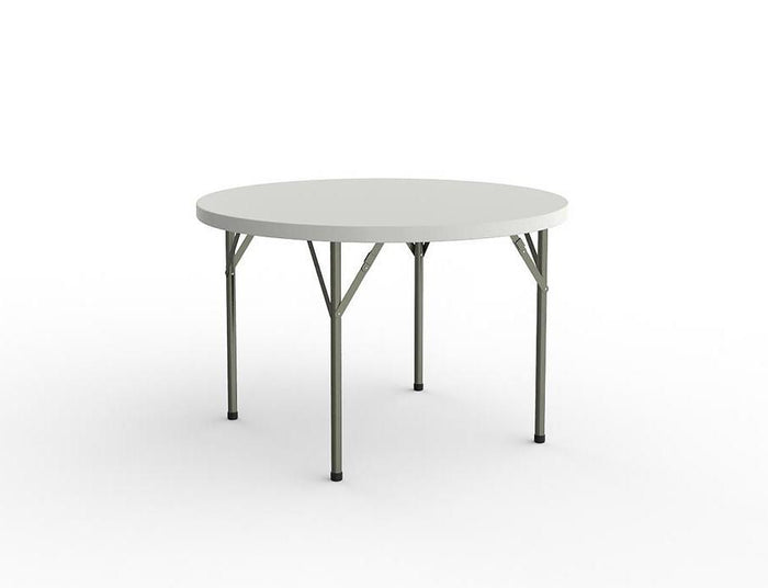 Folding Table with 1 Piece Solid Top 1800mm - Round Commercial address KG_CLTR18-COM