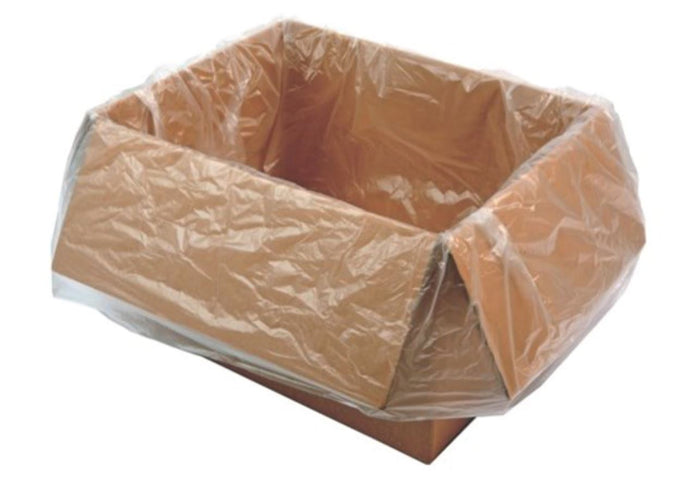 Food Grade Polyethylene Carton Liners, 600mm x 420mm x 700mm x 30mu, Clear x 350 pieces MPH5170