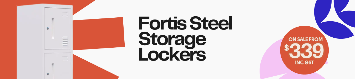 Fortis steel storage lockers home banner