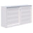 Fortis Steel Storage Sliding Door Cabinet 1200mmH x 1800mmW x 450mmD, White, Keyed Lock AT5792-8152330