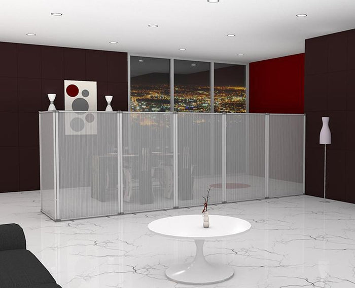 Free Standing Partitions 900mm Wide x 1200mm High - Charcoal