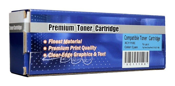 Fuji Xerox CT201115 Compatible Cyan Toner FPXC1110C