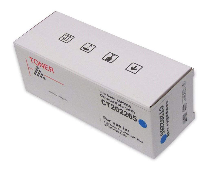 Fuji Xerox CT202265 Compatible Cyan Toner FPXCP225C