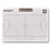 Futsal Coaching Clipboard plus Magnetic Whiteboard 300 x 400mm (Double Sided) NBSBMDFUT,M,W